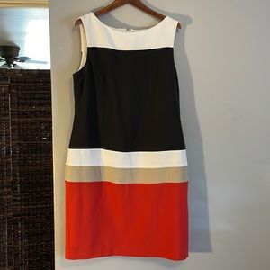 Studio One color block tank dress